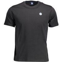 Klassisches Rundhals-T-Shirt mit kurzen Ärmeln