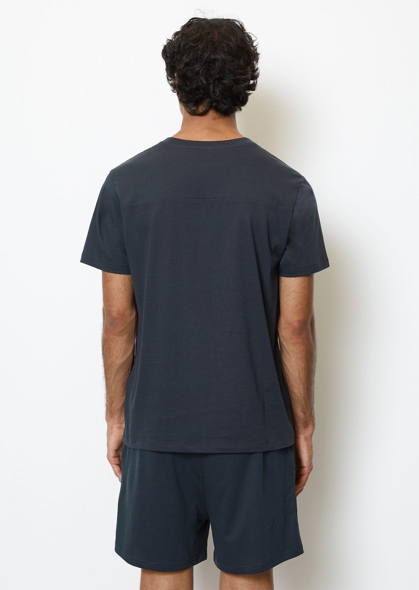 Klassisches Baumwoll-T-Shirt mit Logo-Print