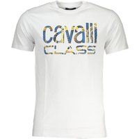 Cavalli Class T-Shirt mit Logo-Print