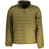 Olivgrüne Leichte Pufferjacke Unisex