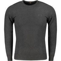 Klassischer Strickpullover mit Rundhalsausschnitt