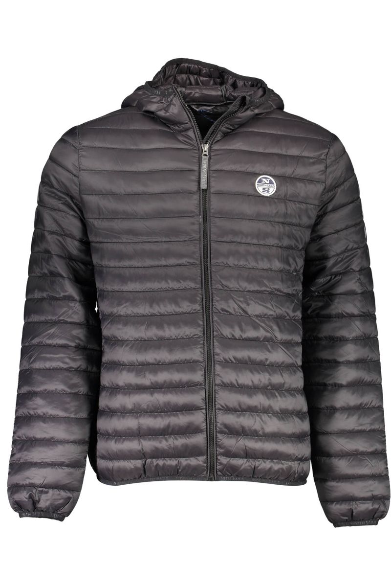 Leichte Herren Steppjacke mit Kapuze