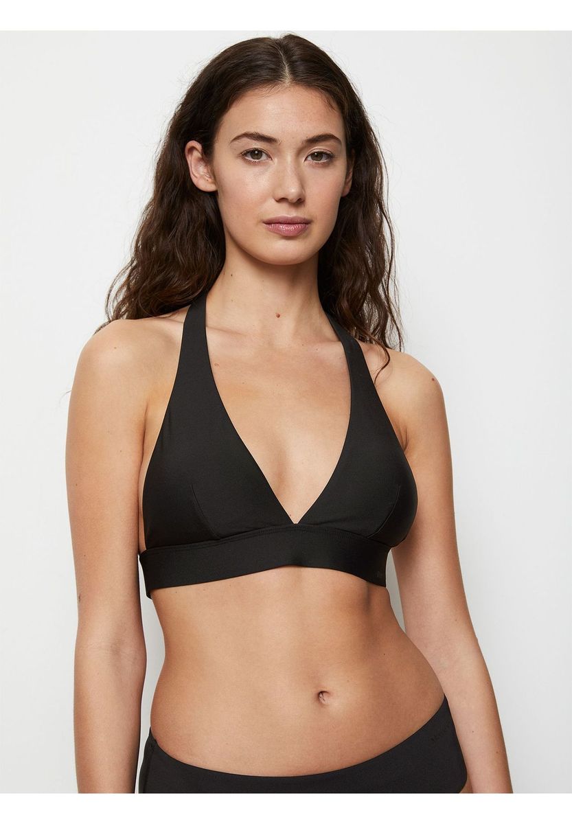 Klassisches Triangel-Bikini-Top mit Neckholder