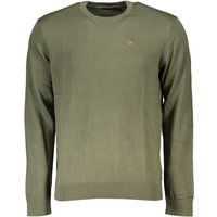 Klassischer Baumwollpullover mit Rundhalsausschnitt