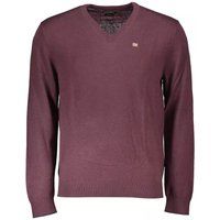 Klassischer V-Ausschnitt Strickpullover
