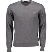 Klassischer V-Ausschnitt Merinowollpullover