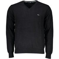 Klassischer Strickpullover mit V-Ausschnitt