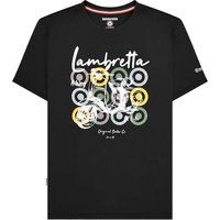 Lambretta Scooter Grafik T-Shirt für Herren