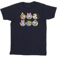 Disney - "Mickey Mouse and Friends" T-Shirt für Herren (Marineblau)