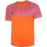 Orange & Lila Geometrisches Fußballtrikot