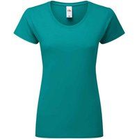 Figurbetontes T-Shirt mit Rundhalsausschnitt