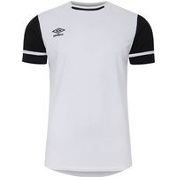Zweifarbiger Kurzarm-Jersey-Top