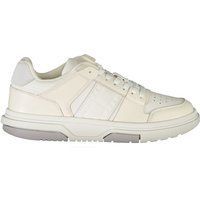 Leder-Court-Sneakers mit niedrigem Schaft