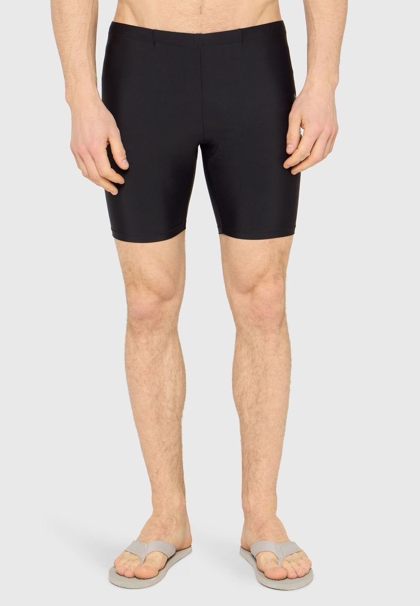 ALEX Badepants Bill, elastisch, für Herren, schwarz, 5