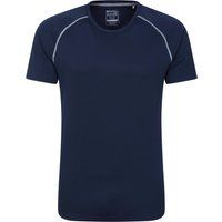 Mountain Warehouse - "Endurance" T-Shirt Atmungsaktiv für Herren (Marineblau)