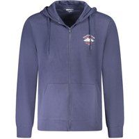 Herren Zip-Up Kapuzenpullover mit Grafikprint