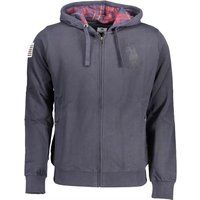 Klassischer Kapuzenpullover mit durchgehendem Reißverschluss