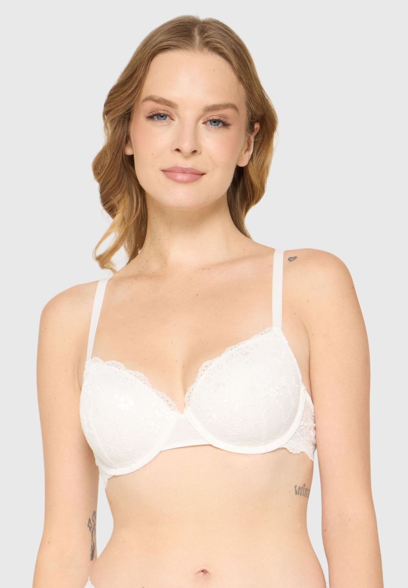 Gepolsterter BH mit Blumenmuster und Bügel