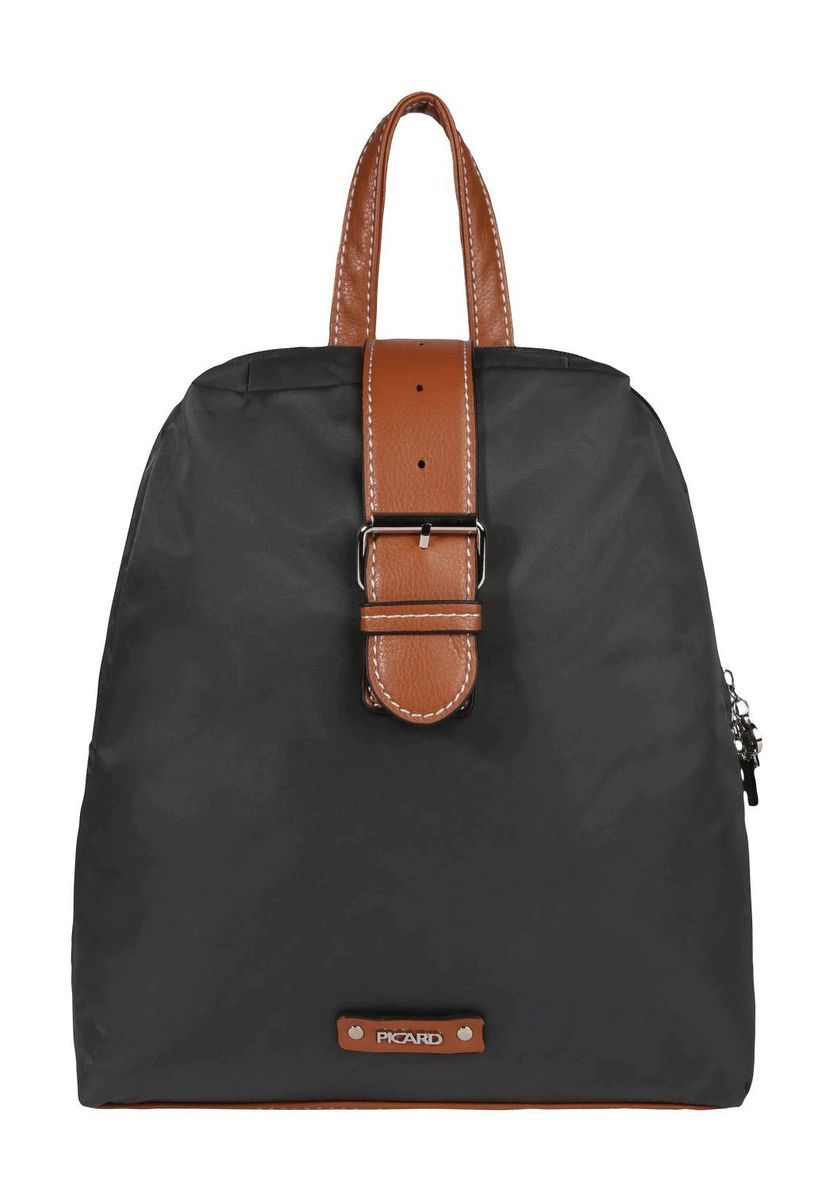 Konvertierbarer Nylonrucksack mit Schnallendetail