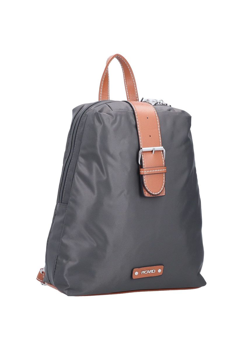 Konvertierbarer Nylonrucksack mit Schnallendetail