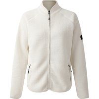 Strukturierte Fleecejacke mit Reißverschluss