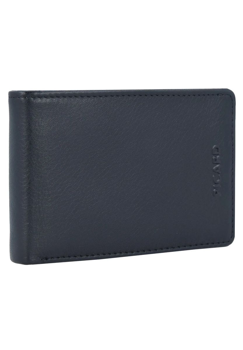 PICARD Geldbörse "Brooklyn", Leder, uni, für Herren, schwarz, 99