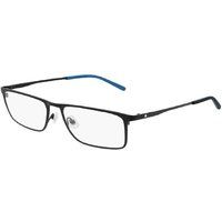 Rechteckige Metallrahmen-Brille