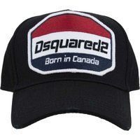 DSquared2 Born In Canada Logo Cap (Schwarz)