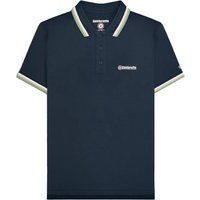 Piqué-Baumwollpoloshirt mit Streifen
