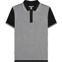 Lambretta - "SS24" Poloshirt für Herren (Schwarz/Weiß)