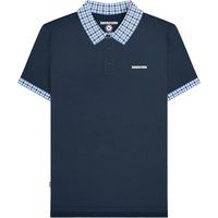 Herren Poloshirt mit Karobesatz