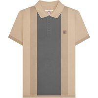 Lambretta - Poloshirt für Herren, Vintage (Steinfarben)