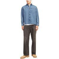 Denim-Hemd Langarm Klassische Passform
