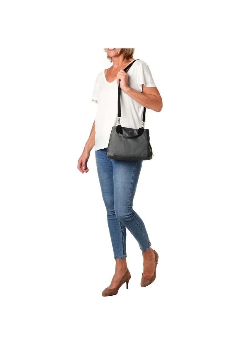 PICARD Henkeltasche, Emblem, für Damen, grau, 99