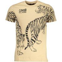 Tigerprint T-Shirt mit Rundhalsausschnitt