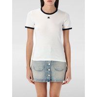Ringer-T-Shirt mit Logo-Detail