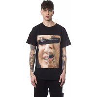 Grafik-T-Shirt mit Webcam-Stil-Druck