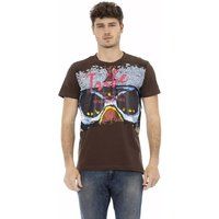 Grafik T-Shirt mit Stammesmasken-Print