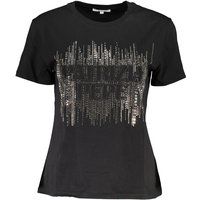 T-Shirt mit Pailletten-Logo