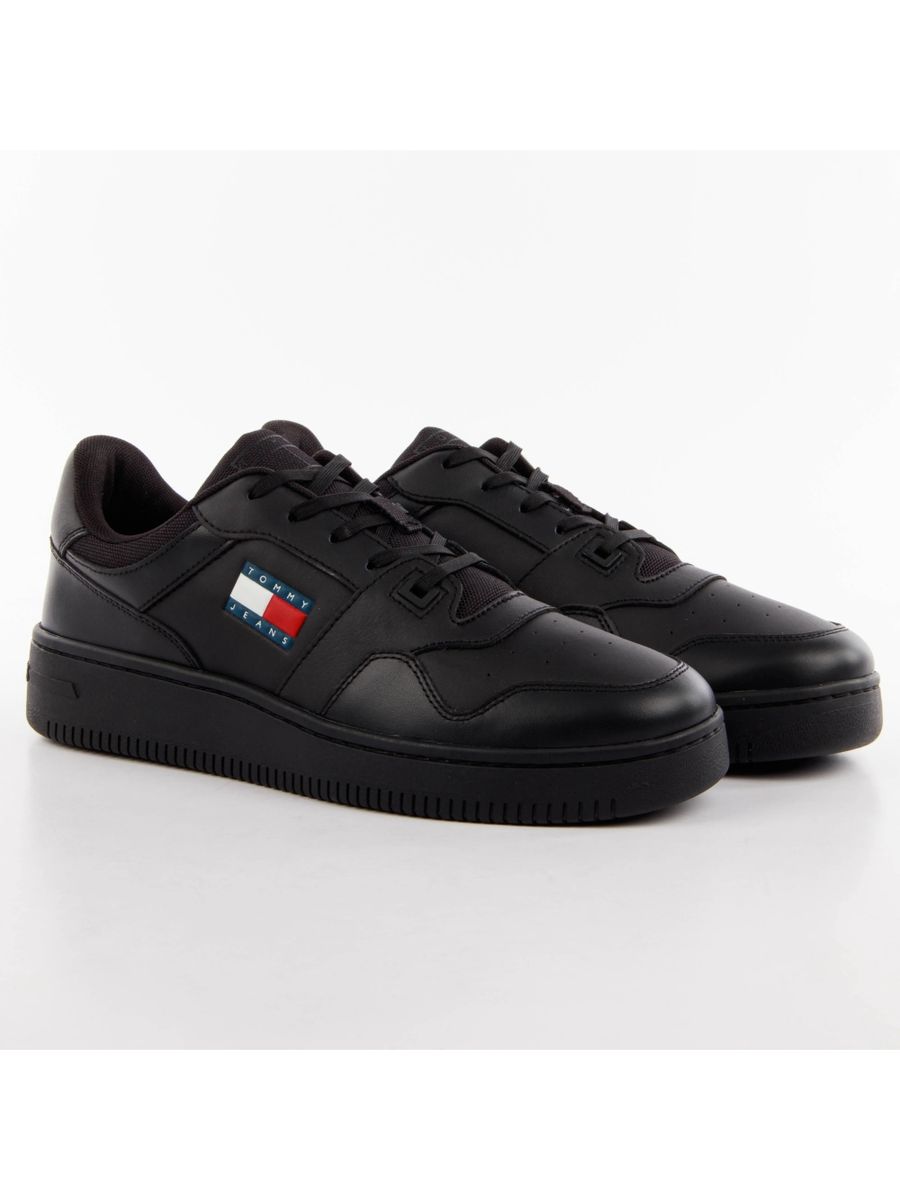 Retro Court Style Leder-Sneakers