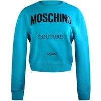 Moschino - "Couture" Sweatshirt für Herren/Damen Unisex (Türkis)