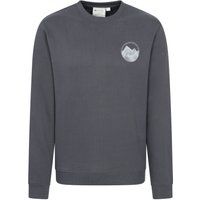 Herren Sweatshirt mit Rundhalsausschnitt und Grafikprint