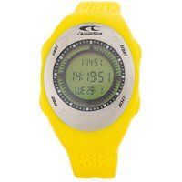 Gelbe digitale Sportuhr Chronograph