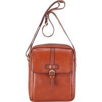Braune Leder Vintage Umhängetasche
