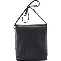 Klassische Leder Messenger Bag Umhängetasche