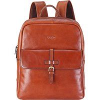 Vintage Laptop Rucksack aus Leder
