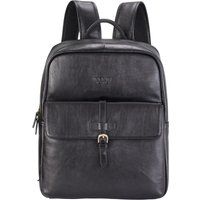 Vintage Laptop-Rucksack Reisetasche aus Leder