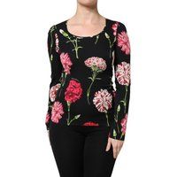 Bluse mit floralem Druck und langen Ärmeln