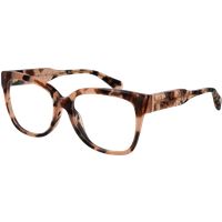 Gemusterte quadratische Vollrandbrille