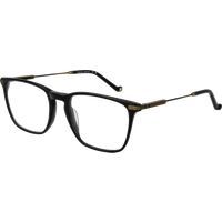 Rechteckige schwarze Vollrand-Brille